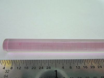 OPTICAL LASER ROD NEODYMIUM DOPED OPTICS AS IS  BIN#5-DT-B-1