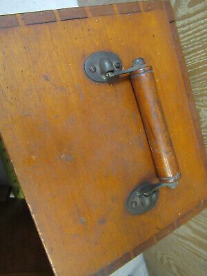 ANTIQUE EMPTY WOOD CASE WATSON UK RARE MICROSCOPE PART AS PICTURED &TB-5