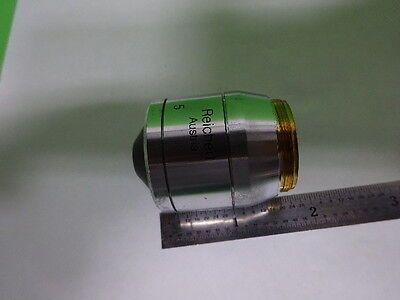 MICROSCOPE PART POLYVAR REICHERT OBJECTIVE 5X EPI OPTICS AS IS #AF-E-11