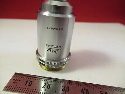 LEITZ GERMANY MICROSCOPE PART OBJECTIVE LENS 40X /170 OPTICS AS PICTURED 8-A-13