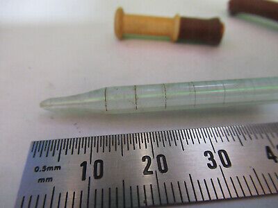 RARE OLD PIPETTE ANTIQUE ERNST LEITZ MICROSCOPE PART AS PICTURED &Q9-A-32