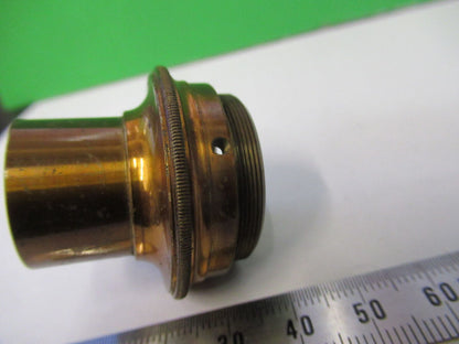 ANTIQUE BRASS EYEPIECE HOLDER UNKNOWN MICROSCOPE PART AS PICTURED Z4-B-72