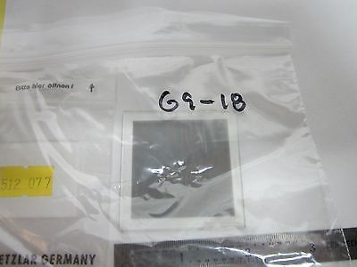 MIKROSKOP LEITZ FILTER 512077 OPTIK WIE BESEHEN BIN#G9-18