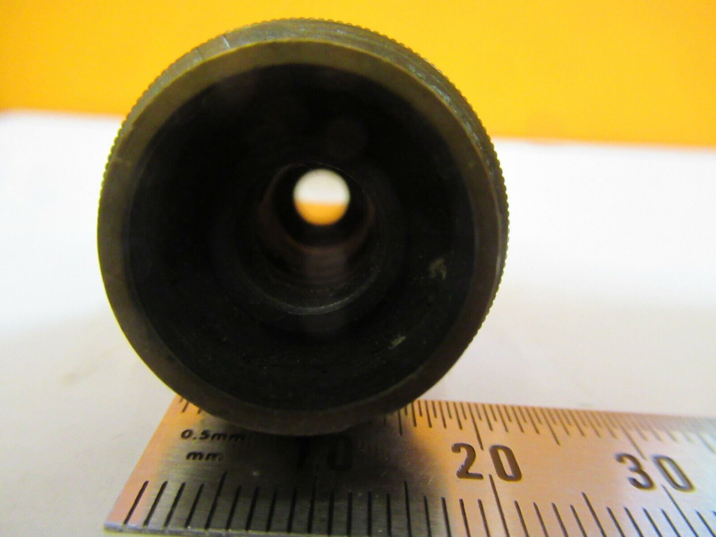 ANTIQUE BRASS J. GRUNOW OBJECTIVE LENS MICROSCOPE PART AS PICTURED #P2-A-03