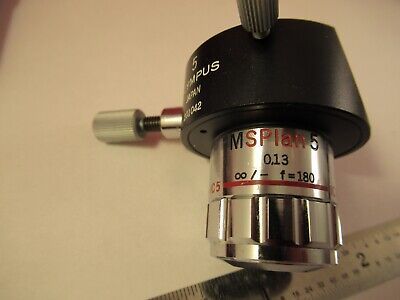 OLYMPUS DIC NOMARSKI OBJECTIVE + PRISM MSPLAN 5X MICROSCOPE OPTICS &FT-5-120