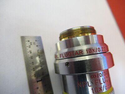 LEITZ 553459 DIC + INFINITY 10X OBJECTIVE MICROSCOPE OPTICS AS PICTURED #B1-A-62