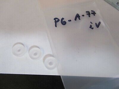 OPTICAL HP LOT 3 EA FUSED SILICA DONUTS LASER OPTICS AS PICTURED &P6-A-77