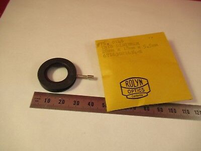 OPTICAL MECHANICAL IRIS DIAPHRAGM ASSEMBLY ROLYN OPTICS AS PICTURED &39-A-34