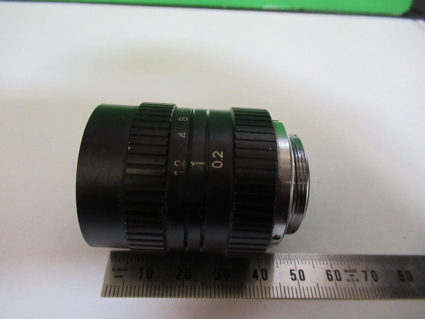 LENS CAMERA CCTV JAPAN   F 1.2  6mm OPTICS AS IS &W9-B-28