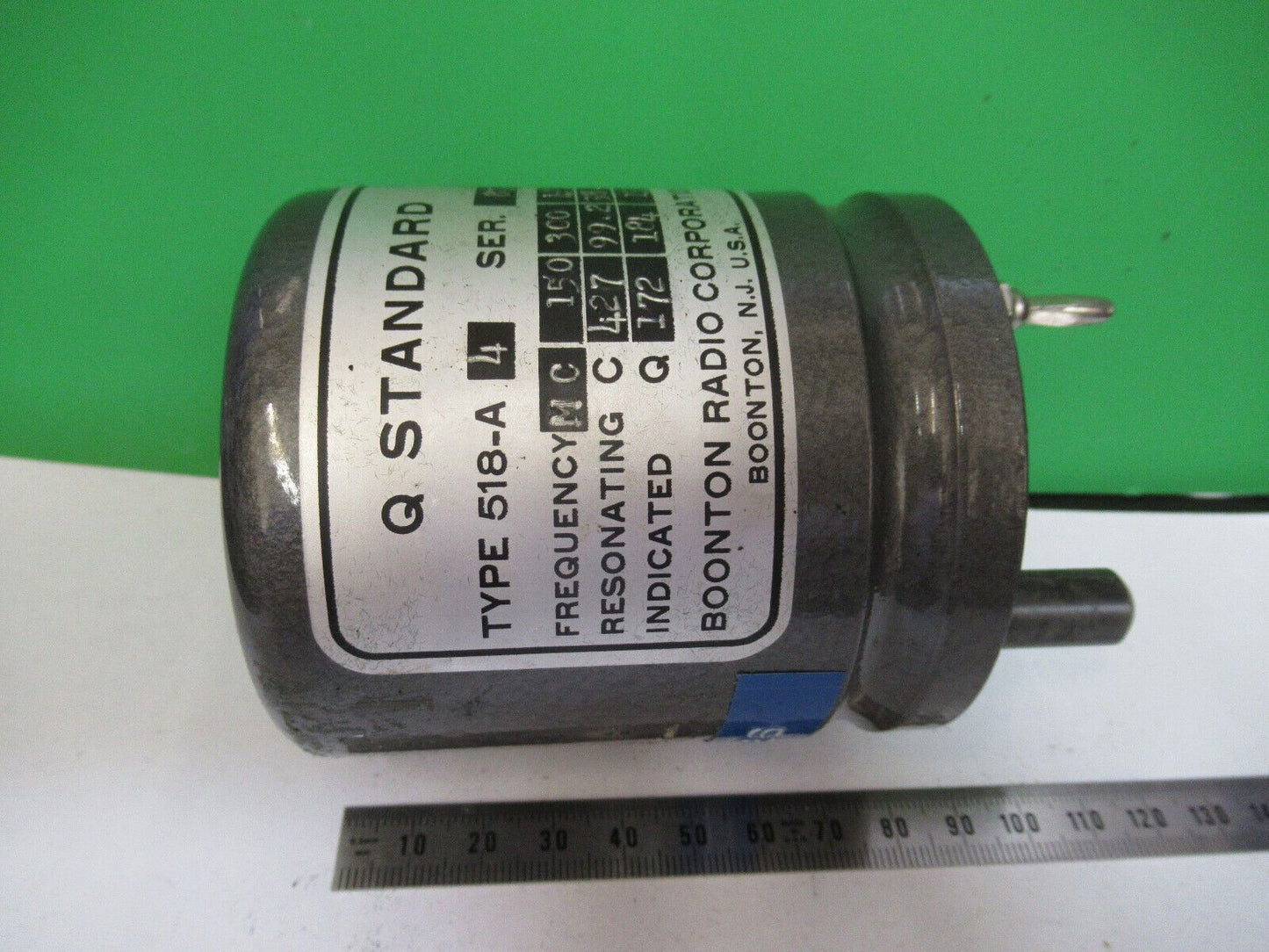 BOONTON RADIO Q FACTOR STANDARD CALIBRATION INDUCTANCE AS PICTURED &z8-a-32