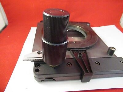 LEICA DMR GERMANY STAGE TABLE POL ROTATES 563546 POLARIZATION MICROSCOPE 90-FT97