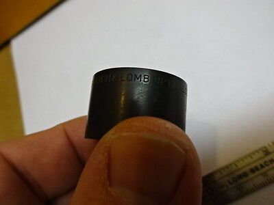 MIKROSKOP TEILMONTIERTE LINSE BLAUER FILTER BAUSCH LOMB OPTICS AS IS #81-69