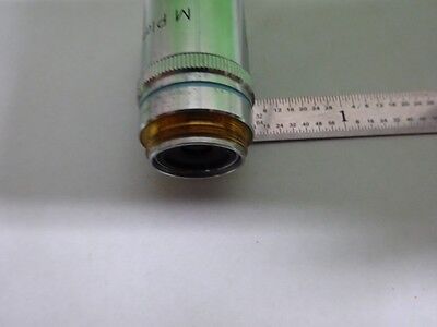 MICROSCOPE PART NIKON OBJECTIVE M PLAN 40X OPTICS AS IS BIN#72-50