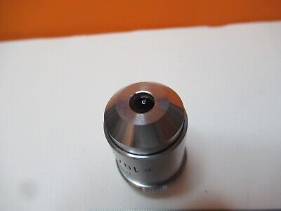 LEITZ GERMANY POL OBJECTIVE 10X P MICROSCOPE OPTICS PART AS PICTURED &16-A-92