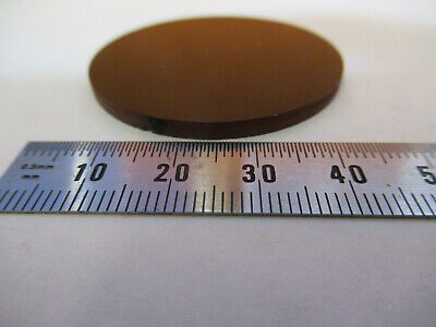 OPTICAL OPAQUE GLASS PLATE MIL SPEC OPTICS AS PICTURED &F1-A-11