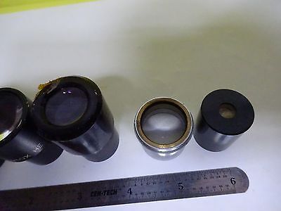 LOT MICROSCOPE EYEPIECES OCULAR OPTICS  #X8-40