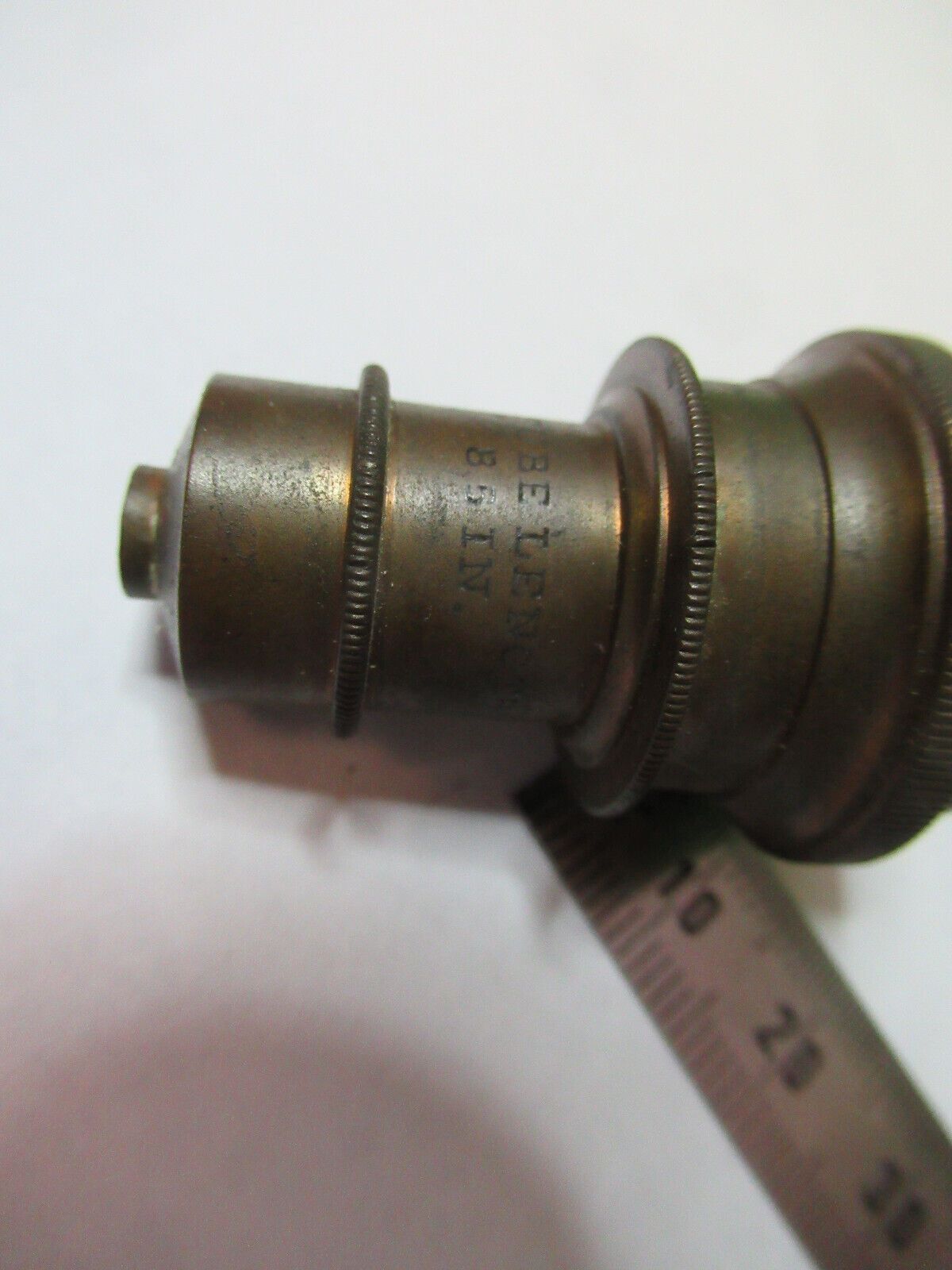 ANTIQUE BRASS BAUSCH LOMB 1/6 2/3 OBJECTIVE MICROSCOPE PART AS PICTURED &5-B-05