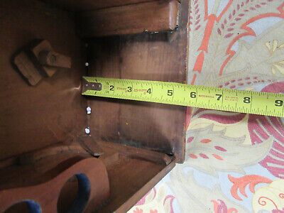 ANTIQUE WATSON UK EMPTY WOOD CABINET for MICROSCOPE AS PICTURED &TD-5