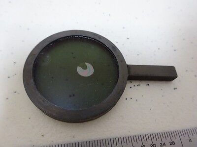 FOR PARTS MICROSCOPE POL POLARIZER SLIDE OPTICS AS IS BIN#N6-87