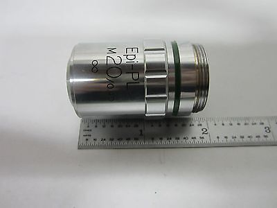 MICROSCOPE PART UNITRON OBJECTIVE EPI-PL 20X METALLOGRAPH OPTICS AS IS BIN#M8-41