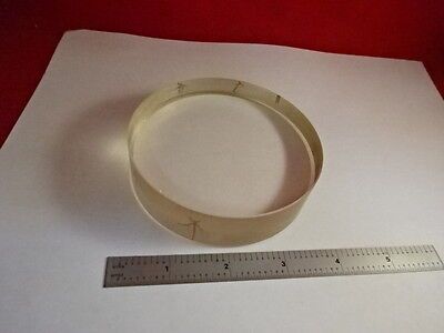 FOR PARTS THICK FLAT GLASS LENS PART OPTICAL OPTICS AS PICTURED &86-59