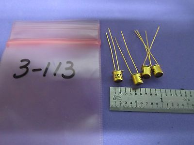 LOT 4 EA OPTICAL PHOTODIODE LASER DETECTOR OPTICS 300152 #3-113