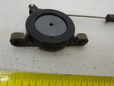 MICROSCOPE PART ZEISS GERMANY PHOTOMIC IRIS ILLUMINATOR AS IS BIN#C4-E-03