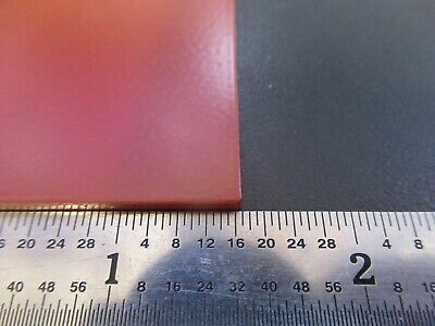 OPTICAL OPAQUE DULL ORANGE PLATE OPTICS AS PICTURED &A7-A-43