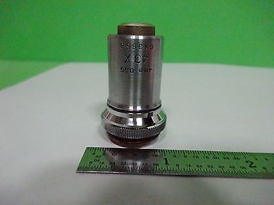 MICROSCOPE PART OBJECTIVE BAUSCH LOMB 43X OPTICS AS IS #Y3-10