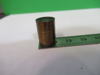 ANTIQUE OBJECTIVE LENS FRANCE MINIATURE RARE MICROSCOPE PART AS PICTURED R7-B-60