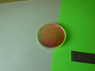 OPTICAL COATED FLAT GLASS LENS PART OPTICS #84-A-06