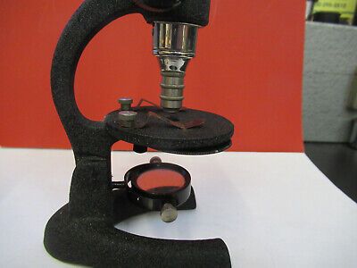 RARE ANTIQUE HANS BISCHOFF PFORZHEIM MINI MICROSCOPE AS PICTURED &B6-FT-97