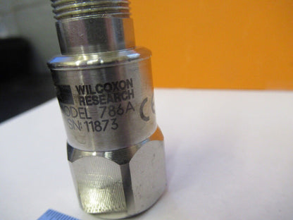 WILCOXON 786A INDUSTRIAL VIBRATION ACCELEROMETER SENSOR AS PICTURED &15-FT-X3