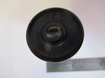 ANTIQUE BAUSCH LOMB 7.5 COMPENSATING EYEPIECE MICROSCOPE PART AS PIC &8M-A-24