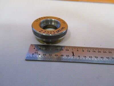 VICKERS ENGLAND OBJECTIVE 3X LENS OPTICS MICROSCOPE PART AS PICTURED &50-A-30