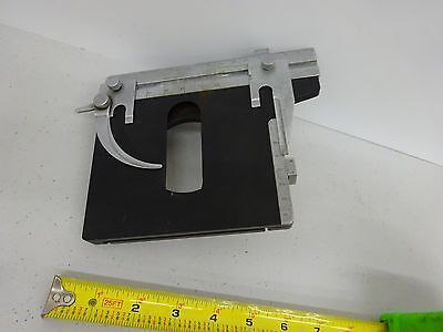 MICROSCOPE PART VICKERS ENGLAND UK STAGE TABLE MICROMETER AS IS BIN#C8-E-02