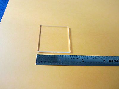 OPTICAL WINDOW SQUARE GLASS LASER OPTICS #6V-42