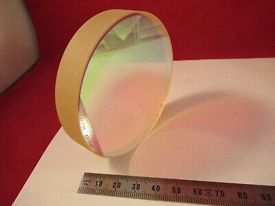 OPTICAL FLAT 1/10 WAVE COATED ZERODUR BEAM SPLITTER 3" DIAMETER OPTICS &14-A-08