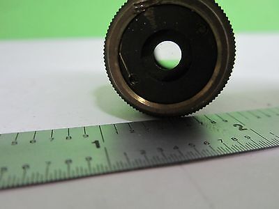 MICROSCOPE PART OBJECTIVE BAUSCH LOMB 10X OPTICS AS IS S9-28