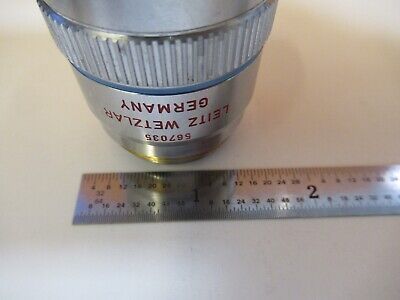 LEITZ LEICA OBJECTIVE 567035 D PL APO 50X OPTICS MICROSCOPE PART AS PIC &H8-B-12