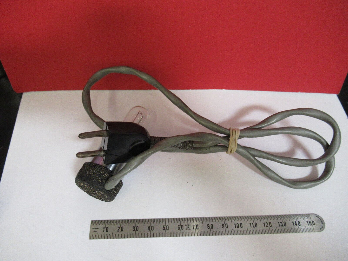 FOR PARTS WILD HEERBRUGG SWISS LAMP CABLE MICROSCOPE PART AS PICTURED Y7-B-02