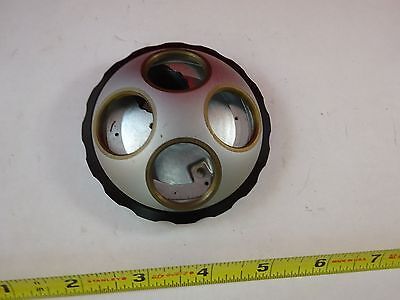 MICROSCOPE PART NIKON NOSEPIECE WITHOUT OPTICS AS IS BIN#73-ii