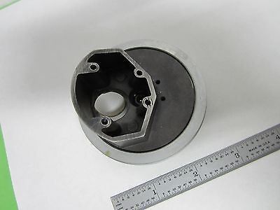 MICROSCOPE PART NOSEPIECE LEITZ GERMANY MAKER AS IS BIN#28-A-06