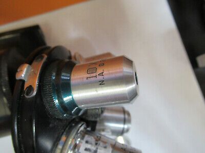 SPENCER TUBE NOSEPIECE + OBJECTIVES ANTIQUE MICROSCOPE PART AS PICTURED &P2-A-80