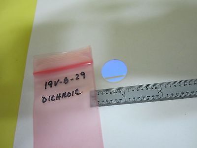 OPTICAL DICHROIC FILTER GLASS OPTICS AS IS BIN#19V-B-29