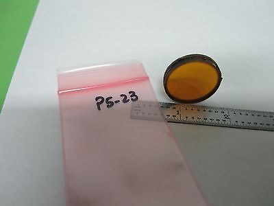 MICROSCOPE PART COMPOUNDED GLASS FILTER OPTICS BIN#P5-23