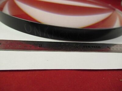 HUGE OPTICAL CONVEX CONCAVE LENS 7.5" DIAMETER GLASS THICK PRO OPTICS &M3-A-01