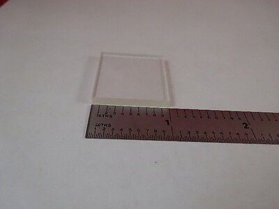 BK7 GLASS SQUARE PLATE OPTICAL LASER OPTICS AS IS &81-A-50