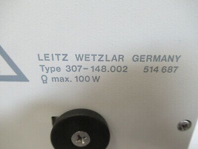 LEITZ WETZLAR LAMP 307-148.002 514687 MICROSCOPE PART AS PICTURED &B2-A-09