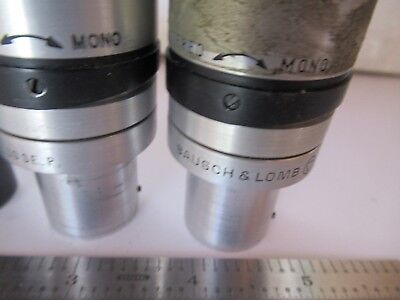 FOR PARTS LOT 4 EA AO + BAUSCH EYEPIECES OCULAR MICROSCOPE PART OPTICS #60-A-10